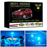 2010-2016 Cadillac SRX Super Bright 3014 Series LED interior light kit