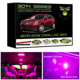 2010-2016 Cadillac SRX Super Bright 3014 Series LED interior light kit