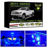 2004-2014 Ford F-150 Super Bright 3014 Series LED interior light kit