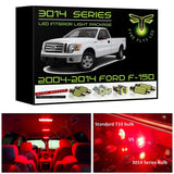 2004-2014 Ford F-150 Super Bright 3014 Series LED interior light kit