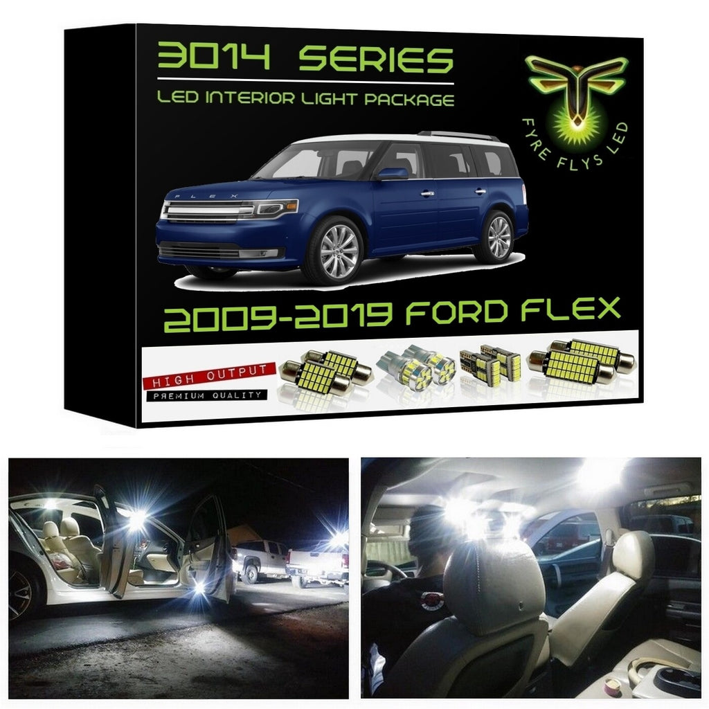 2009-2019 Ford Flex Super Bright 3014 Series LED interior light kit