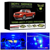 1998-2011 Ford Ranger Super Bright LED interior light kit 3014 Series