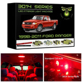 1998-2011 Ford Ranger Super Bright LED interior light kit 3014 Series