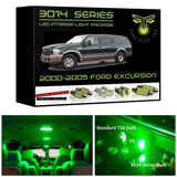 2000-2005 Ford Excursion Super Bright 3014 Series LED interior light kit