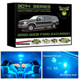 2000-2005 Ford Excursion Super Bright 3014 Series LED interior light kit