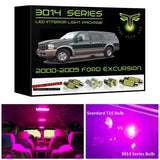 2000-2005 Ford Excursion Super Bright 3014 Series LED interior light kit