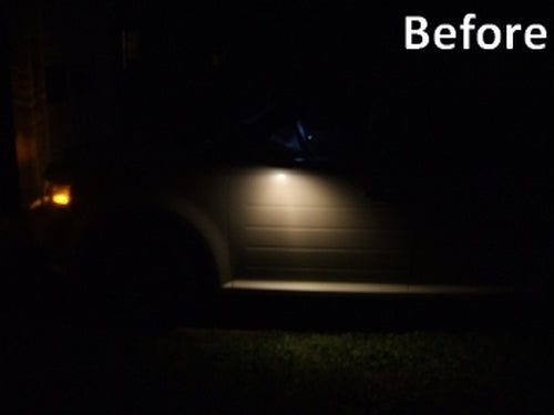 Ford Side Mirror LED Puddle Light Bulbs 29mm DE3022 bulbs - 3014 Series - 18 LED