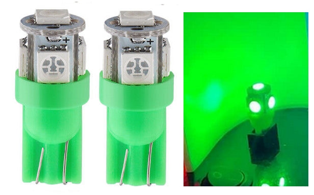 T10 194 168 2825 w5w bulbs - 5050 series 5 LED