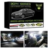 2003-2012 Honda Accord Super Bright LED interior light kit 3014 Series