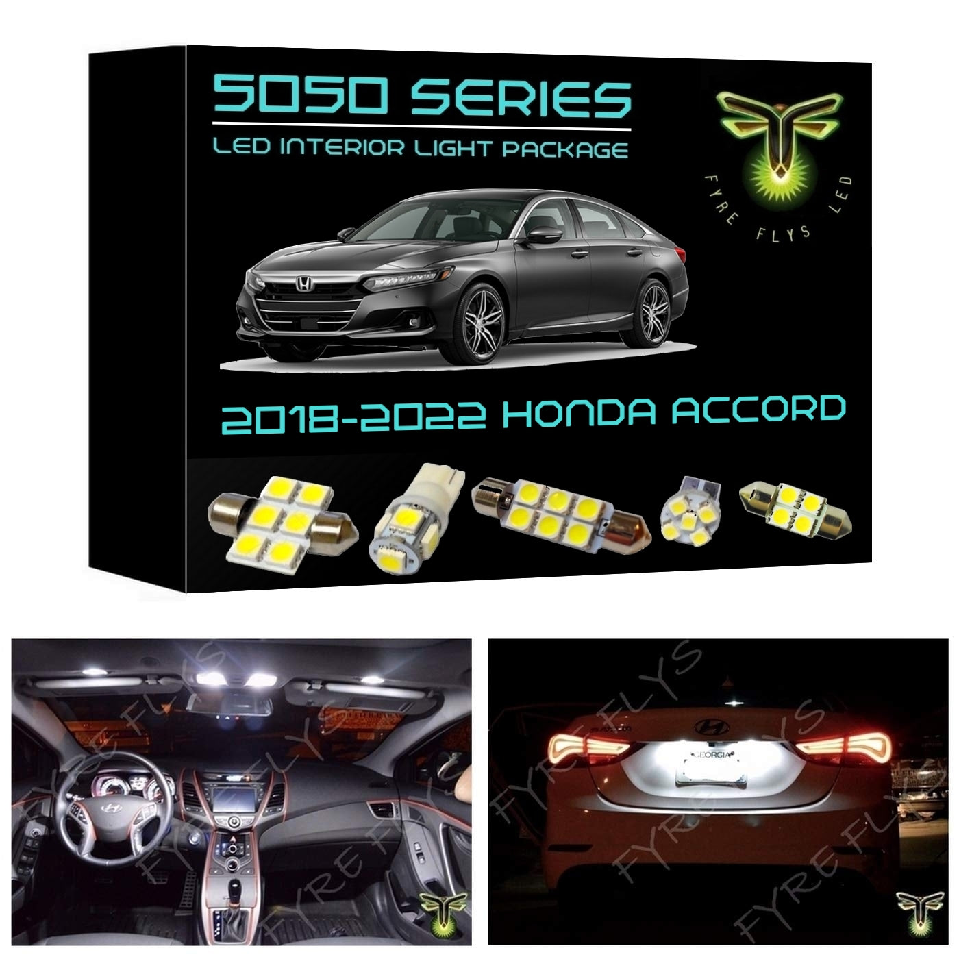 2018-2022 Honda Accord LED interior light kit 5050 Series