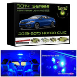 2013-2015 Honda Civic Super Bright 3014 Series LED interior light kit