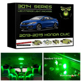 2013-2015 Honda Civic Super Bright 3014 Series LED interior light kit