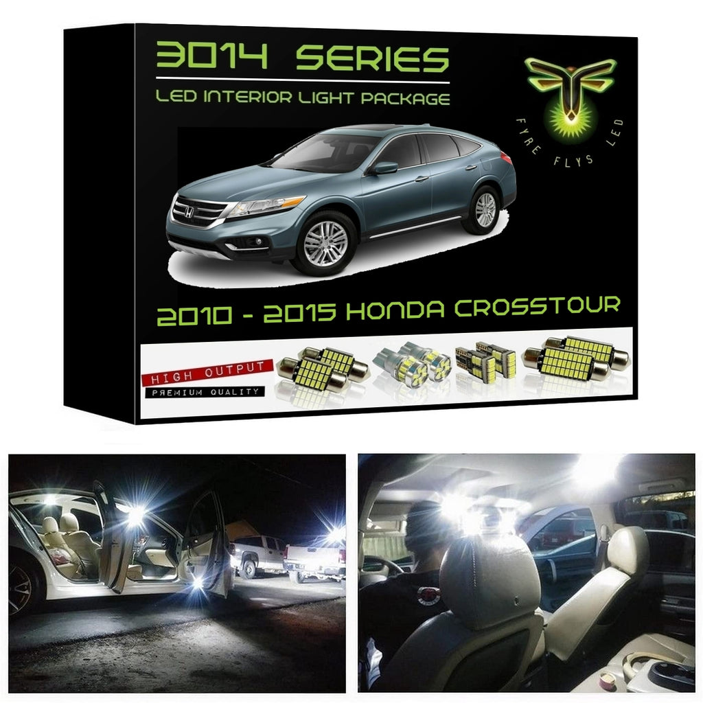 2010-2015 Honda Accord Crosstour Super Bright 3014 Series LED interior light kit