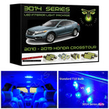 2010-2015 Honda Accord Crosstour Super Bright 3014 Series LED interior light kit