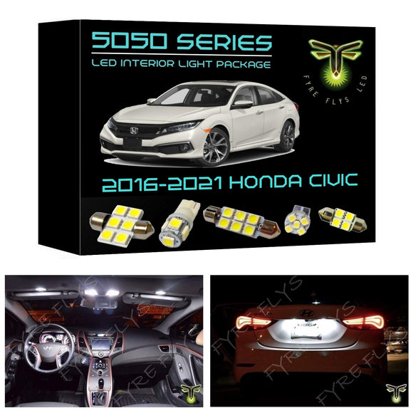 2016-2021 Honda Civic LED interior light kit 5050 Series