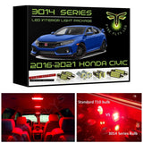 2016-2021 Honda Civic Super Bright 3014 Series LED interior light kit