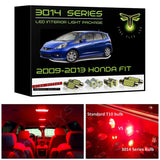 2009-2013 Honda Fit Super Bright 3014 Series LED interior light kit