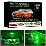 2015-2020 Honda Fit Super Bright 3014 Series LED interior light kit