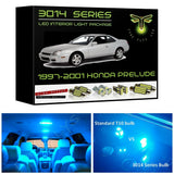 1997-2001 Honda Prelude Super Bright 3014 Series LED interior light kit