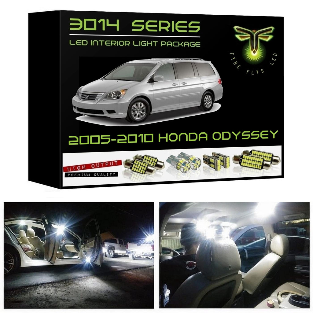 2005-2010 Honda Odyssey Super Bright 3014 Series LED interior light kit