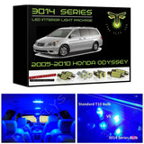 2005-2010 Honda Odyssey Super Bright 3014 Series LED interior light kit