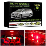 2005-2010 Honda Odyssey Super Bright 3014 Series LED interior light kit