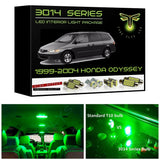 1999-2004 Honda Odyssey Super Bright 3014 Series LED interior light kit