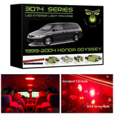 1999-2004 Honda Odyssey Super Bright 3014 Series LED interior light kit