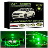 2018-2026 Honda Odyssey Ultra Bright LED interior light kit 3014 Series