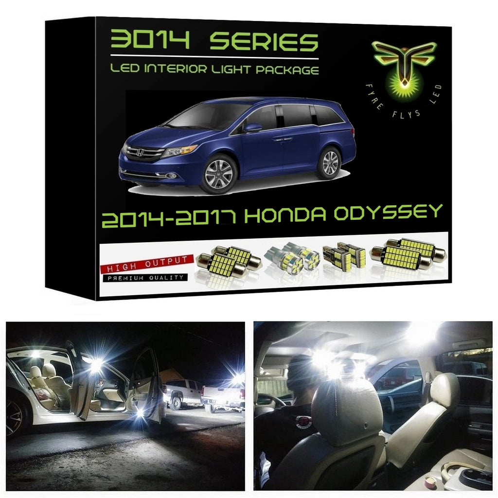 2014-2017 Honda Odyssey Super Bright 3014 Series LED interior light kit