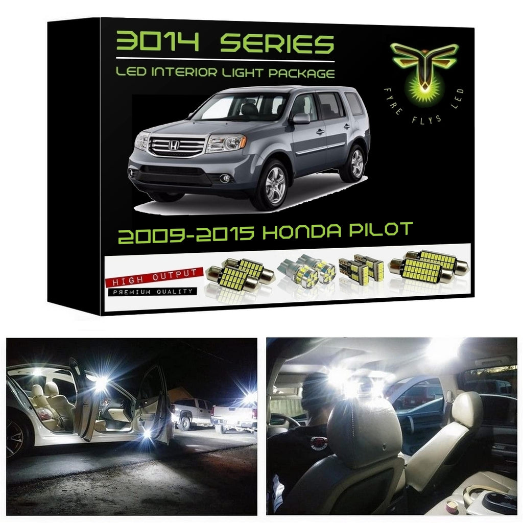 2009-2015 Honda Pilot Super Bright 3014 Series LED interior light kit