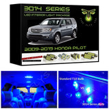 2009-2015 Honda Pilot Super Bright 3014 Series LED interior light kit