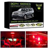 2009-2015 Honda Pilot Super Bright 3014 Series LED interior light kit