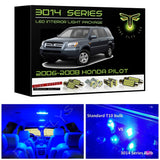2006-2008 Honda Pilot Super Bright 3014 Series LED interior light kit