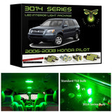 2006-2008 Honda Pilot Super Bright 3014 Series LED interior light kit