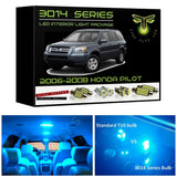 2006-2008 Honda Pilot Super Bright 3014 Series LED interior light kit