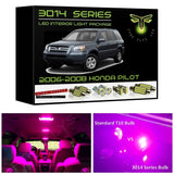 2006-2008 Honda Pilot Super Bright 3014 Series LED interior light kit