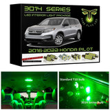 2016-2022 Honda Pilot Super Bright 3014 Series LED interior light kit