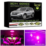 2016-2022 Honda Pilot Super Bright 3014 Series LED interior light kit