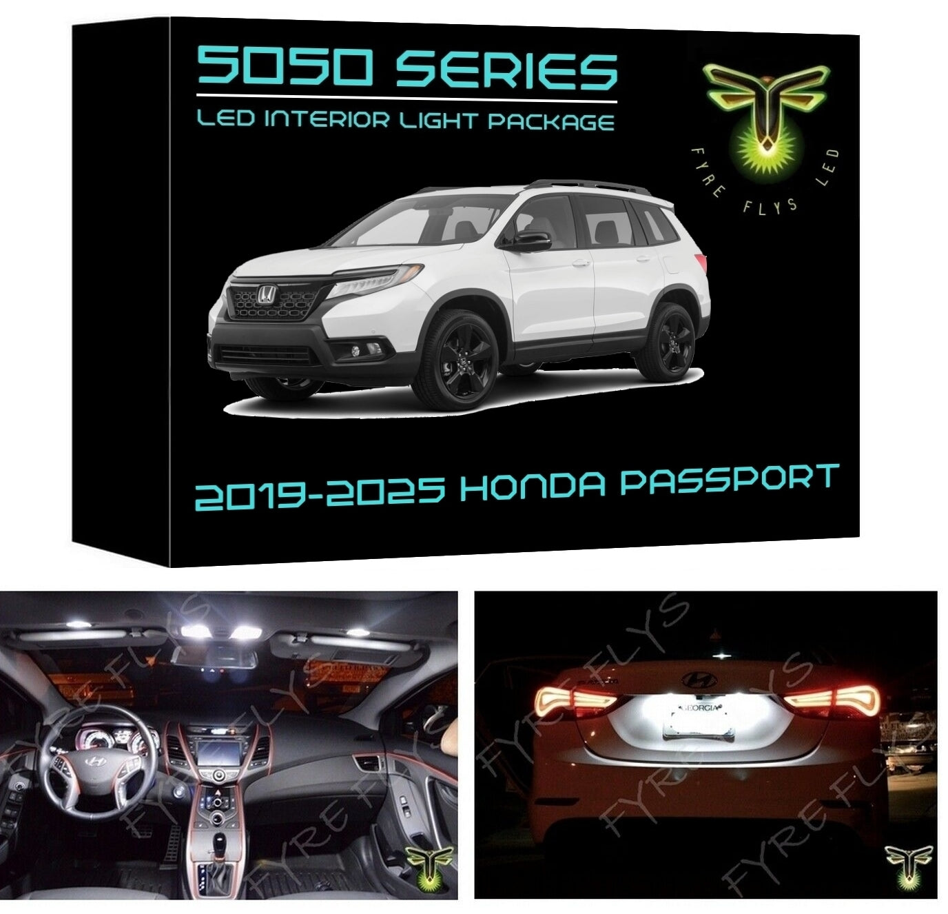 2019-2025 Honda Passport LED interior light kit 5050 Series