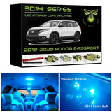 2019-2025 Honda Passport Super Bright 3014 Series LED interior light kit