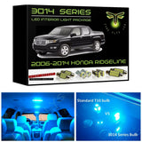 2006-2014 Honda Ridgeline Super Bright 3014 Series LED interior light kit