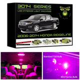 2006-2014 Honda Ridgeline Super Bright 3014 Series LED interior light kit
