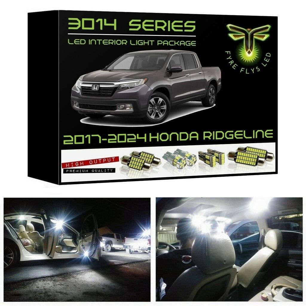 2017-2024 Honda Ridgeline Super bright 3014 Series LED interior light kit