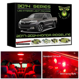 2017-2024 Honda Ridgeline Super bright 3014 Series LED interior light kit