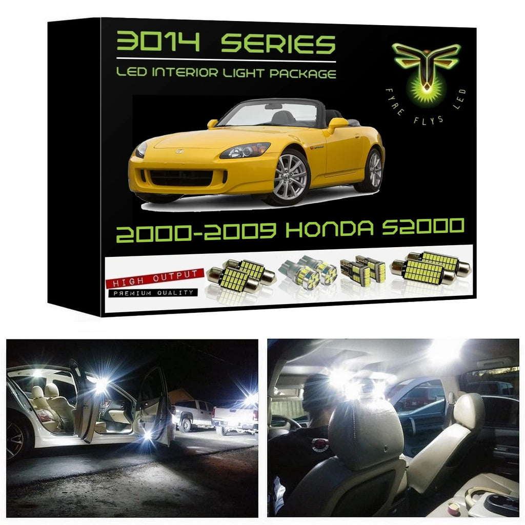 2000-2009 Honda S2000 S2K Super Bright 3014 Series LED interior light kit