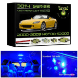 2000-2009 Honda S2000 S2K Super Bright 3014 Series LED interior light kit