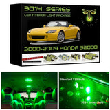 2000-2009 Honda S2000 S2K Super Bright 3014 Series LED interior light kit
