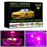 2000-2009 Honda S2000 S2K Super Bright 3014 Series LED interior light kit