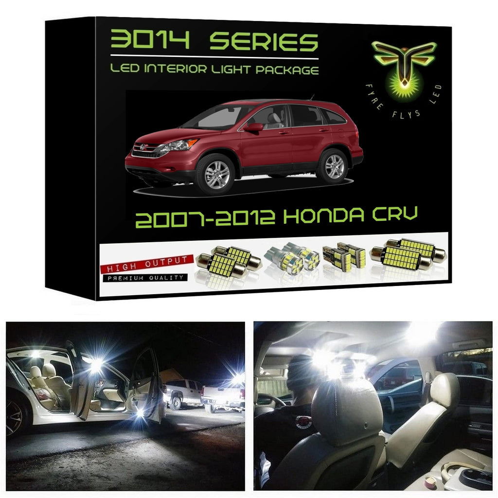 2007-2012 Honda CR-V Super Bright 3014 Series LED interior light kit